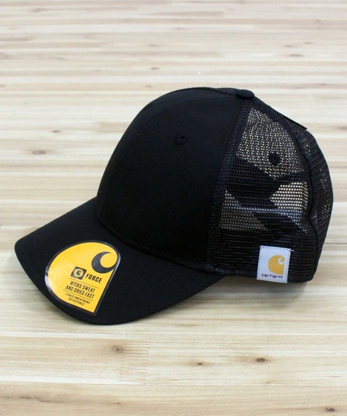 Carhartt（カーハート）の「ラギッド プロフェッショナルシリーズ キャンバス メッシュバック キャップ 帽子 M Rggd Pro Series Cnvs Msh Bck Cp（キャップ・メンズ・ネイビー/ベージュ/ブラック/グレー・O/S）」の7枚目の写真