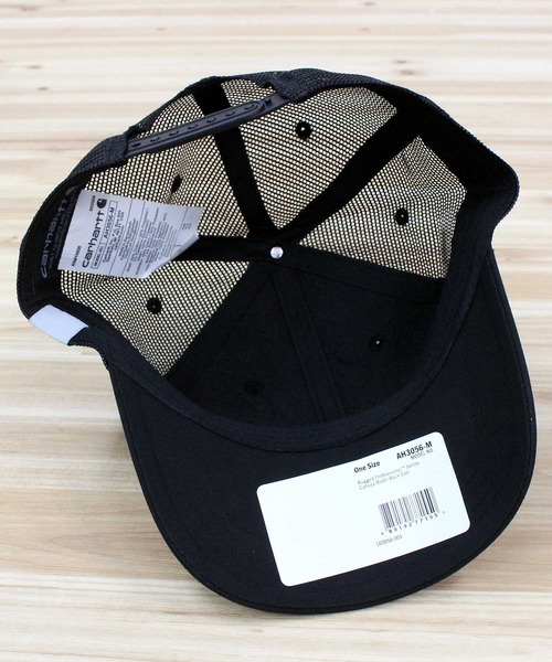 Carhartt（カーハート）の「ラギッド プロフェッショナルシリーズ キャンバス メッシュバック キャップ 帽子 M Rggd Pro Series Cnvs Msh Bck Cp（キャップ・メンズ・ネイビー/ベージュ/ブラック/グレー・O/S）」の13枚目の写真