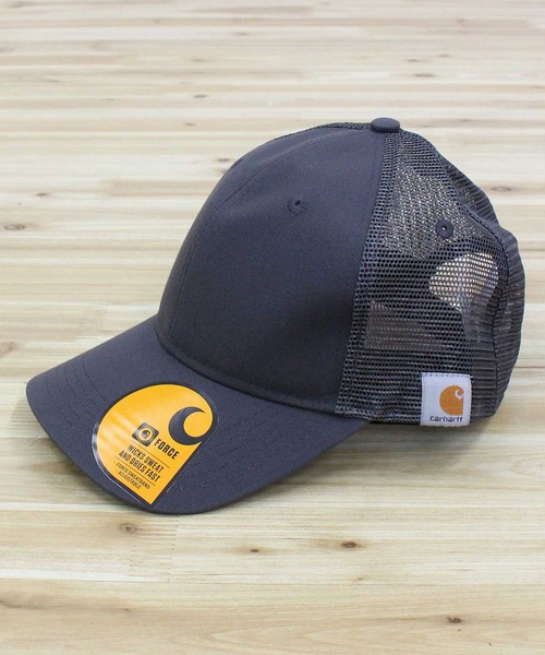 Carhartt（カーハート）の「ラギッド プロフェッショナルシリーズ キャンバス メッシュバック キャップ 帽子 M Rggd Pro Series Cnvs Msh Bck Cp（キャップ・メンズ・ネイビー/ベージュ/ブラック/グレー・O/S）」の8枚目の写真