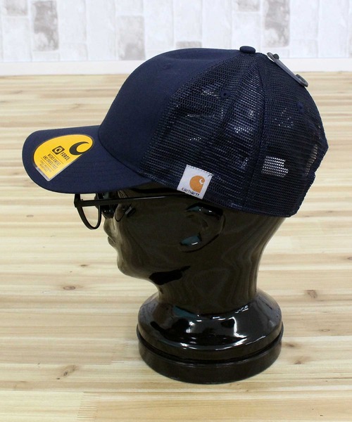 Carhartt（カーハート）の「ラギッド プロフェッショナルシリーズ キャンバス メッシュバック キャップ 帽子 M Rggd Pro Series Cnvs Msh Bck Cp（キャップ・メンズ・ネイビー/ベージュ/ブラック/グレー・O/S）」の18枚目の写真