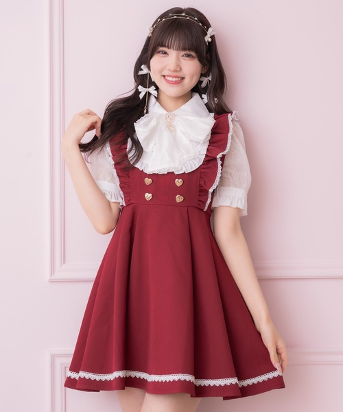 ROJITA(ロジータ)の「ヨークデザインボータイワンピース(ワンピース・レディース・ネイビー/ブラック・FREE)」の8枚目の写真