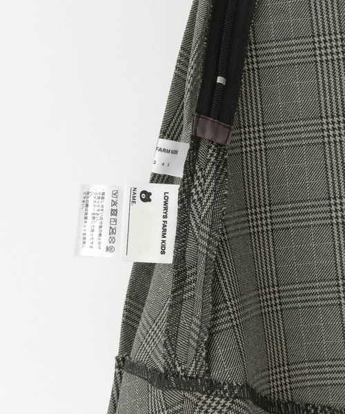 LOWRYS FARM(ローリーズファーム)の「ラナテックプリーツスカート 455528(スカート・キッズ・ブラウン/グレー/チェック・110cm/120cm/130cm/140cm/150cm)」の11枚目の写真