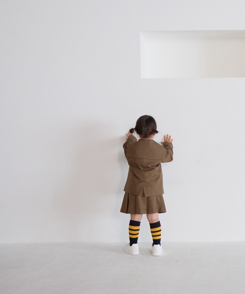 LOWRYS FARM(ローリーズファーム)の「ラナテックプリーツスカート 455528(スカート・キッズ・ブラウン/グレー/チェック・110cm/120cm/130cm/140cm/150cm)」の21枚目の写真