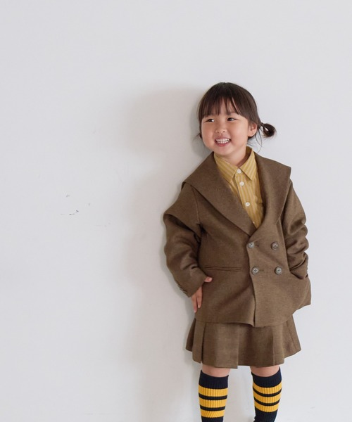 LOWRYS FARM(ローリーズファーム)の「ラナテックプリーツスカート 455528(スカート・キッズ・ブラウン/グレー/チェック・110cm/120cm/130cm/140cm/150cm)」の22枚目の写真