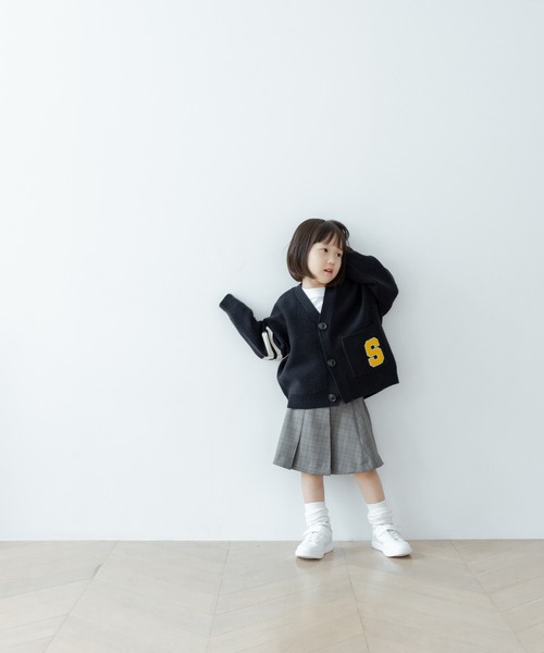 LOWRYS FARM(ローリーズファーム)の「ラナテックプリーツスカート 455528(スカート・キッズ・ブラウン/グレー/チェック・110cm/120cm/130cm/140cm/150cm)」の14枚目の写真