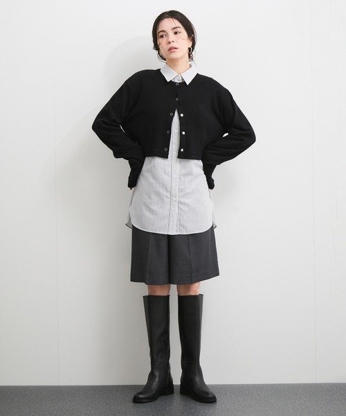Healthknit（ヘルスニット）の「【Healthknit/ヘルスニット】別注/Classic Fraise Crewneck Cardigan L/S（カーディガン/ボレロ・レディース・キナリ/レッド/ブラック/ホワイト系その他6・FREE）」の22枚目の写真