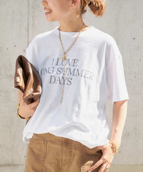 ドゥーズィエムクラス　AMERICANA/アメリカーナ LOGO TEE 追加【AMERICANA/アメリカーナ】 LOGO TEE（Tシャツ／カットソー