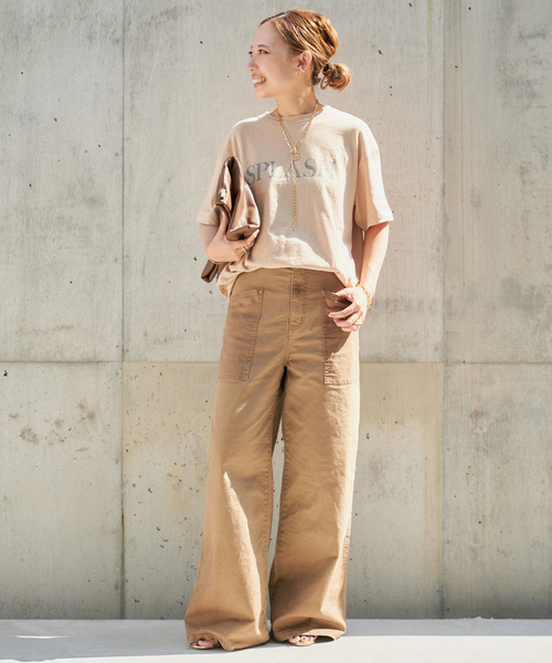 追加【AMERICANA/アメリカーナ】 LOGO TEE（Tシャツ/カットソー