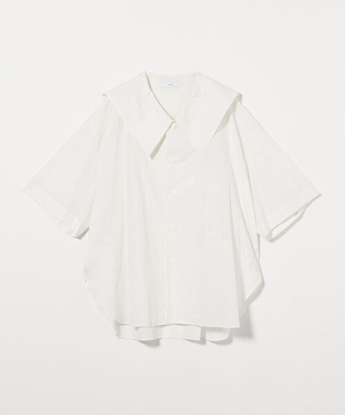 ASTRAET（アストラット）の「＜ASTRAET＞ハーフスリーブ セーラーカラーブラウス②（シャツ/ブラウス・レディース・ホワイト/ブラック・FREE）」の12枚目の写真