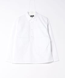美品 A.P.C. 2,4万 シャツ ブラウス ホワイト系 アーペーセー 553 アーペーセーA.P.C. コットンブロード長袖シャツ オフホワイト1