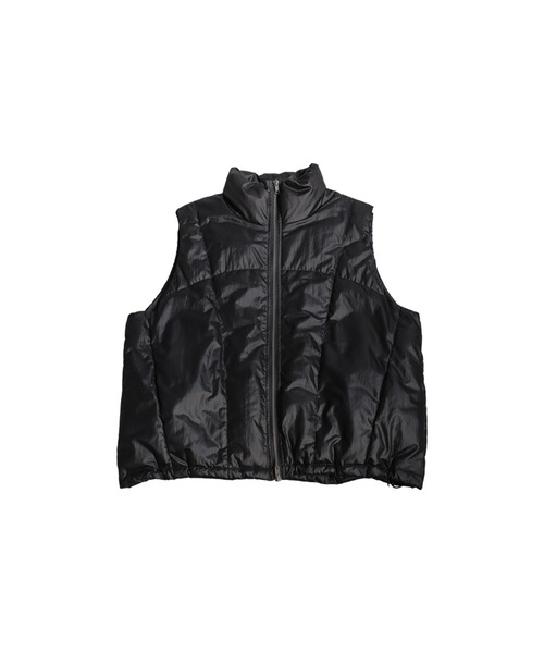 antiqua（アンティカ）の「中綿ベスト（ダウンベスト・レディース・アイボリー/ブラック・ONESIZE）」の11枚目の写真