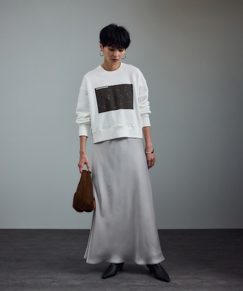 SALON adam et rope'（サロン アダム エ ロペ）の「【Jim Goldberg for SALON】フォトプリントスウェット（スウェット・レディース・ライトグレー/ホワイト/ホワイト系その他/グレー系その他/ホワイト系その他2/グレー・FREE）」の10枚目の写真