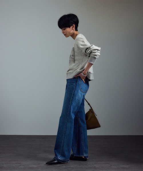 SALON adam et rope'（サロン アダム エ ロペ）の「【Jim Goldberg for SALON】フォトプリントスウェット（スウェット・レディース・ライトグレー/ホワイト/ホワイト系その他/グレー系その他/ホワイト系その他2/グレー・FREE）」の14枚目の写真