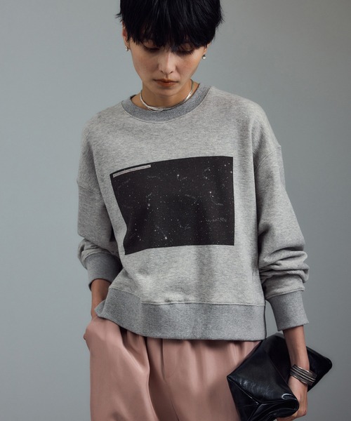SALON adam et rope'（サロン アダム エ ロペ）の「【Jim Goldberg for SALON】フォトプリントスウェット（スウェット・レディース・ライトグレー/ホワイト/ホワイト系その他/グレー系その他/ホワイト系その他2/グレー・FREE）」の17枚目の写真