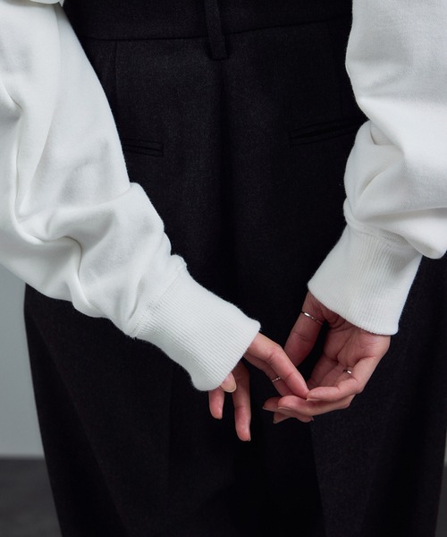 SALON adam et rope'（サロン アダム エ ロペ）の「【Jim Goldberg for SALON】フォトプリントスウェット（スウェット・レディース・ライトグレー/ホワイト/ホワイト系その他/グレー系その他/ホワイト系その他2/グレー・FREE）」の21枚目の写真