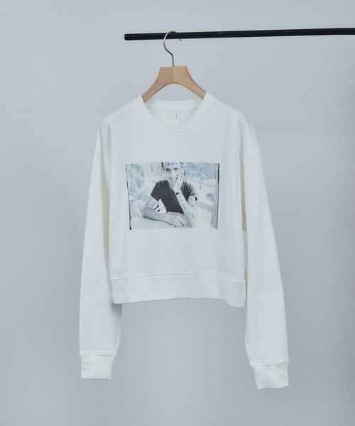 セール】【Jim Goldberg for SALON】フォトプリントスウェット