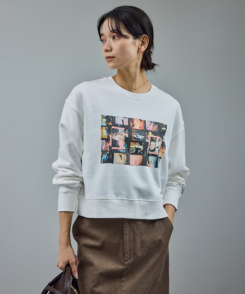 サロン アダム エ ロペ（SALON adam et rope’ ）/【Jim Goldberg for SALON】フォトプリントスウェット セール】【Jim Goldberg for SALON】フォトプリントスウェット