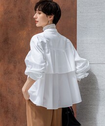 23区 | 【洗える】CANCLINI ティアードフリル ブラウス(シャツ/ブラウス)