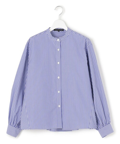 23区（ニジュウサンク）の「【洗える】CANCLINI ティアードフリル ブラウス（シャツ/ブラウス・レディース・ホワイト系/ブルー系1・38）」の9枚目の写真