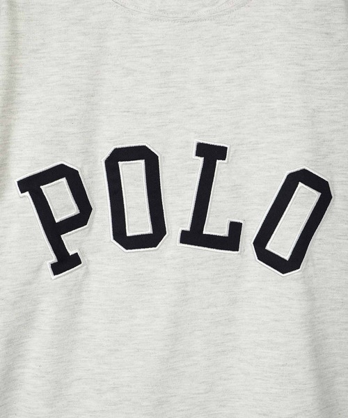 POLO BCS(ポロ ビーシーエス)の「POLO British Country Spirit ロゴワッペンロングスリーブTシャツ(Tシャツ/カットソー・レディース・オフホワイト/ネイビー/スミクロ/オートミール・M/L)」の9枚目の写真