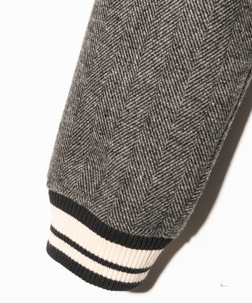 glamb（グラム）の「Bowler Stadium Jumper / ボウラースタジアムジャンパー（スタジャン・メンズ・ブラック/グレー・S/M/L）」の22枚目の写真