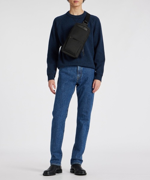 Paul Smith（ポールスミス）の「PS Paul Smith ビジネス ナイロン ボディバッグ【553416 B191B】（ボディバッグ/ウエストポーチ・メンズ・ブラック/ベージュ・FREE）」の6枚目の写真