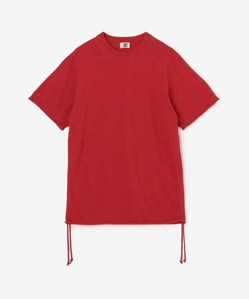 UNFIL | ブラッシュシルクコットン ギャザープルオーバー WOMEN