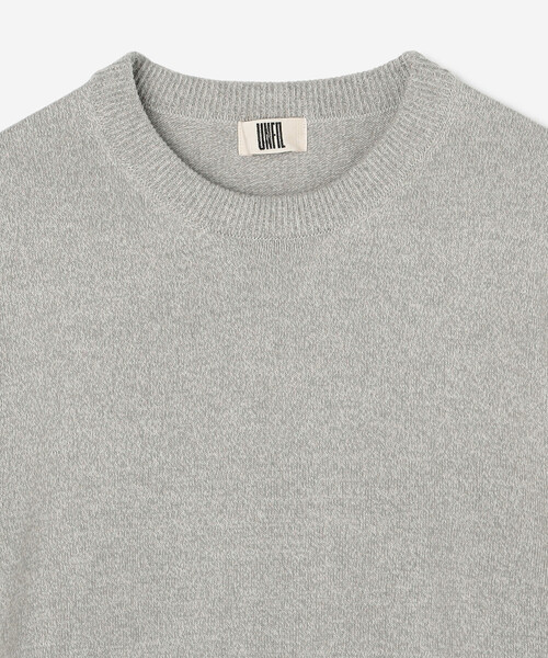UNFIL | ブラッシュシルクコットン ギャザープルオーバー WOMEN