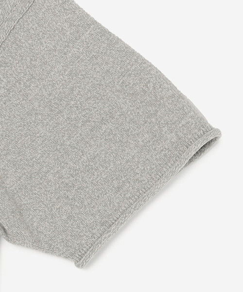 UNFIL | ブラッシュシルクコットン ギャザープルオーバー WOMEN