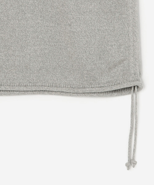 UNFIL | ブラッシュシルクコットン ギャザープルオーバー WOMEN