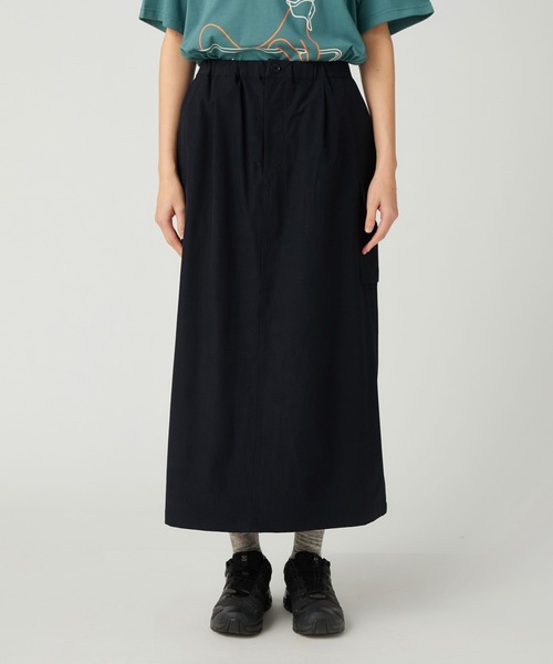 Snow Peak（スノーピーク）の「Snow Peak / Water-Repellent Stretch Skirt 撥水 ストレッチ スカート（スカート・レディース・ブラック/ライトグレー/ネイビー・2/1/3/4）」の2枚目の写真