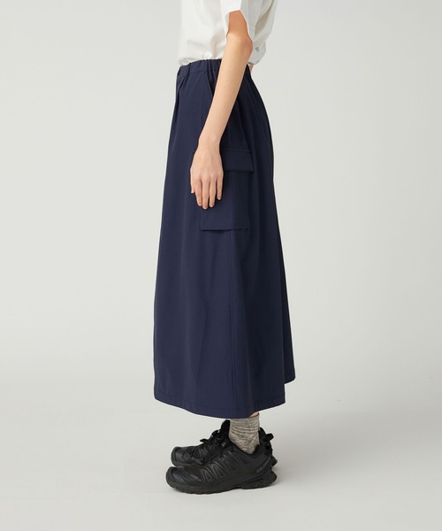 Snow Peak（スノーピーク）の「Snow Peak / Water-Repellent Stretch Skirt 撥水 ストレッチ スカート（スカート・レディース・ブラック/ライトグレー/ネイビー・2/1/3/4）」の6枚目の写真