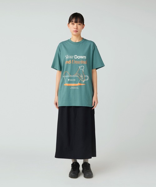 Snow Peak（スノーピーク）の「Snow Peak / Water-Repellent Stretch Skirt 撥水 ストレッチ スカート（スカート・レディース・ブラック/ライトグレー/ネイビー・2/1/3/4）」の17枚目の写真