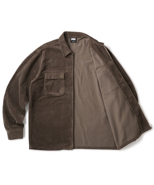 FTC（エフティーシー）の「CORDUROY ZIP UP SHIRT（シャツ/ブラウス・メンズ・ネイビー/チャコール/ブラック/タン・LARGE/MEDIUM/X-LARGE）」の9枚目の写真