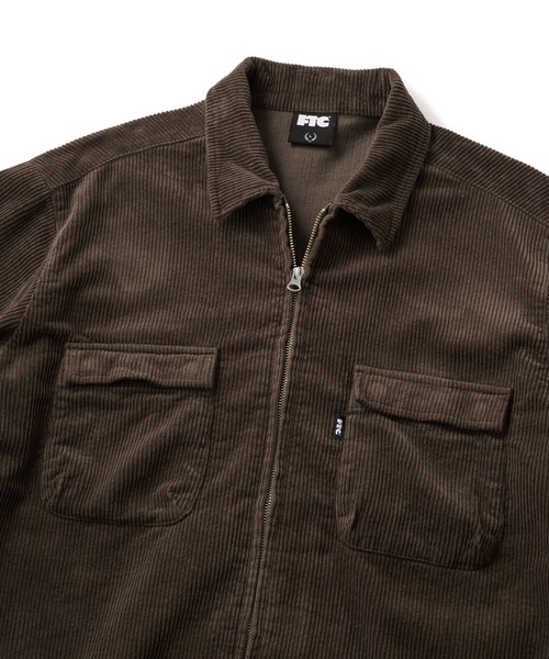 FTC（エフティーシー）の「CORDUROY ZIP UP SHIRT（シャツ/ブラウス・メンズ・ネイビー/チャコール/ブラック/タン・LARGE/MEDIUM/X-LARGE）」の11枚目の写真
