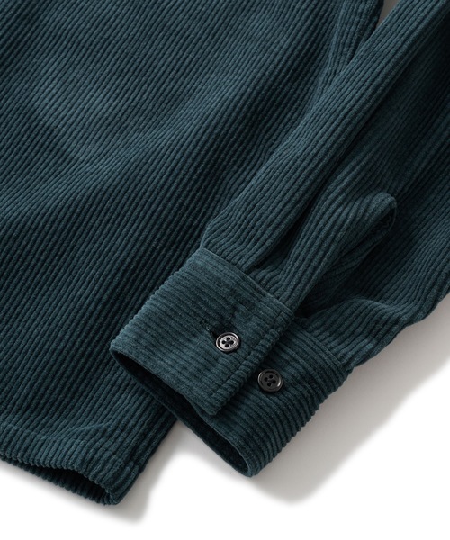 FTC（エフティーシー）の「CORDUROY ZIP UP SHIRT（シャツ/ブラウス・メンズ・ネイビー/チャコール/ブラック/タン・LARGE/MEDIUM/X-LARGE）」の20枚目の写真