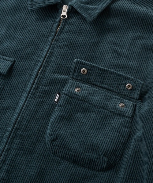 FTC（エフティーシー）の「CORDUROY ZIP UP SHIRT（シャツ/ブラウス・メンズ・ネイビー/チャコール/ブラック/タン・LARGE/MEDIUM/X-LARGE）」の21枚目の写真