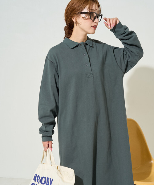 セール】限定展開 襟付き ポロ ワンピース（ワンピース）｜FREAK'S