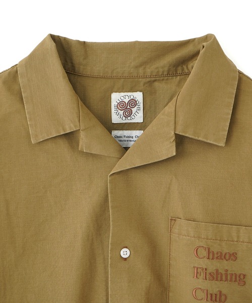 SAYHELLO(セイハロー)の「SAYHELLO New Work Shirts 25SS-CFC01(シャツ/ブラウス・メンズ・ブラック/ブラウン・M/L)」の4枚目の写真