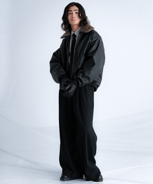 SINSS(シンス)の「Compact fur blouson / コンパクトファーブルゾン(ブルゾン・メンズ・ブラック・SMALL/LARGE/MEDIUM)」の5枚目の写真