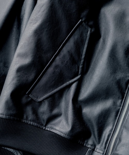 SINSS(シンス)の「Compact fur blouson / コンパクトファーブルゾン(ブルゾン・メンズ・ブラック・SMALL/LARGE/MEDIUM)」の22枚目の写真