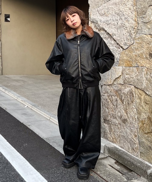 Compact fur blouson / コンパクトファーブルゾン（ブルゾン）｜SINSS