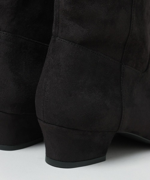 A part by（アパートバイ）の「スウェードロングブーツ（ブーツ・レディース・ブラック/ブラウン・MEDIUM/LARGE）」の16枚目の写真