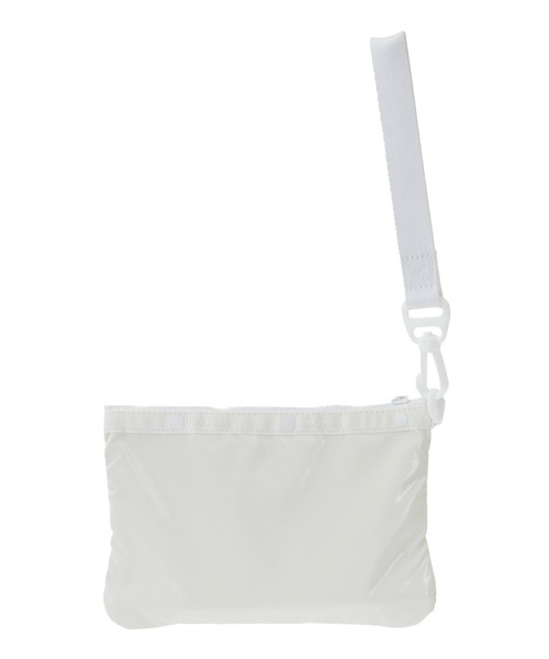 LeSportsac(レスポートサック)の「【LeSportsac】3-ZIP COSMETIC w/ STRAP(ポーチ・レディース・ホワイト/ブラック・FREE)」の4枚目の写真