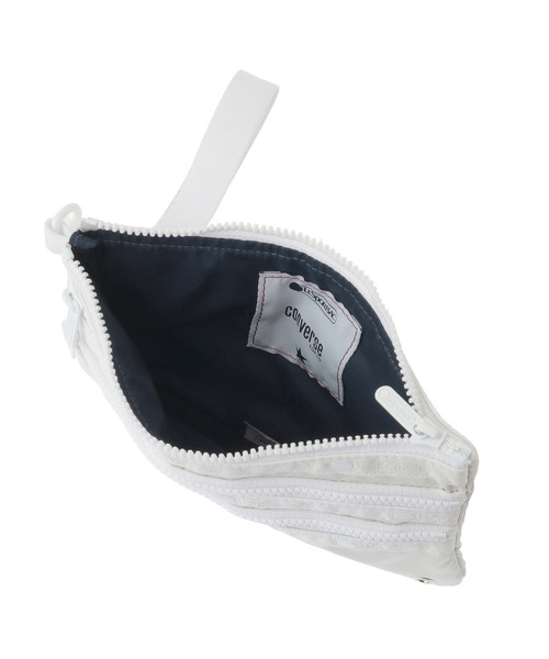 LeSportsac(レスポートサック)の「【LeSportsac】3-ZIP COSMETIC w/ STRAP(ポーチ・レディース・ホワイト/ブラック・FREE)」の9枚目の写真