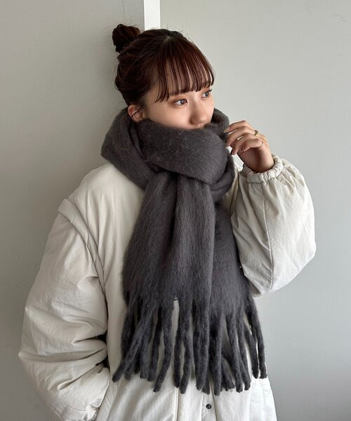 DAISY LOVERS マフラー flower（ファッション） マフラー ストール バウンスマフラー2