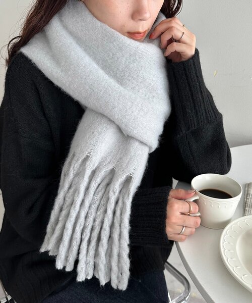 セール】【WEB限定/8色展開】無地マフラー（マフラー）｜DISCOAT