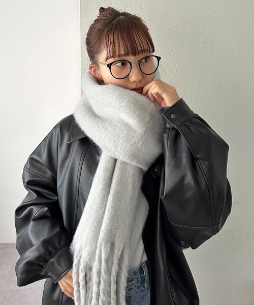 セール】【WEB限定/8色展開】無地マフラー（マフラー）｜DISCOAT