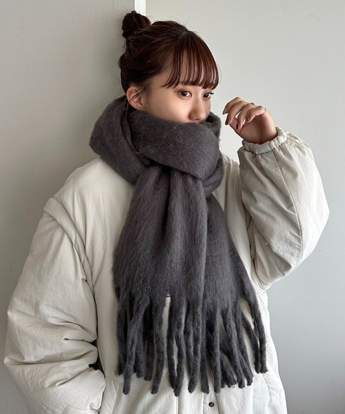 セール】【WEB限定/8色展開】無地マフラー（マフラー）｜DISCOAT