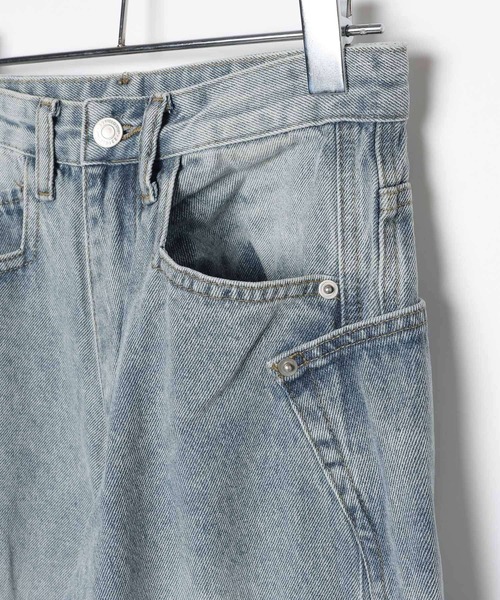 3.3 Field Trip （3.3フィールドトリップ）の「3.3 Field Trip／スライドポケットデニム（デニムパンツ・レディース・ブラック/ライトブルー・SMALL）」の13枚目の写真